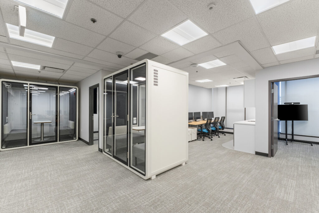 Abdera Therapeutics, Science Office, Private Meeting Pods, Soundproof Meeting Pods