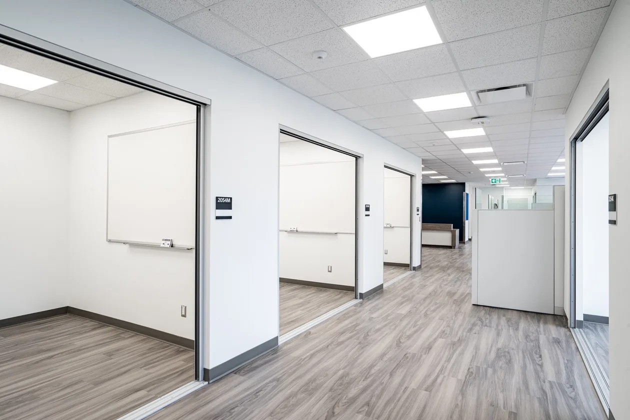 Corporate office fit-out interior, Metro Vancouver